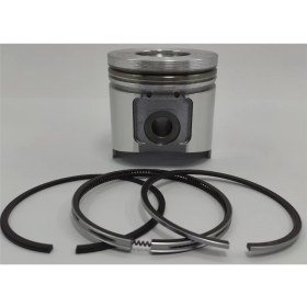 Resim Motokent Piston + Segman Seti ( Std - Çap 84.00 mm ) : Yanmar/3Tnv84/4Tnv84 