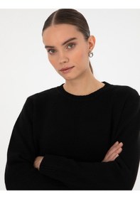 Resim Pierre Cardin Kadın Siyah Kazak /triko 50316310-vr046 Siyah 
