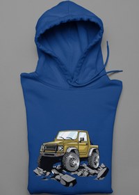 Resim xtreme turkey Offroad Samurai Tasarım Hoodie 