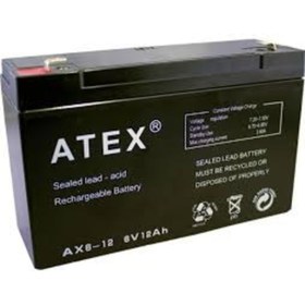 Resim Light up İnce akü 6v 12ah amper 