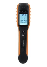 Resim Yaozixa G1150 Optik Güç Ölçer 9 Dalga Boyu -50 +26dbm, Fc/sc/st Arayüzlü, Led Işık, Fiber Optik Sinyal Test Cihazı, Li-pol Batarya, Siyah-turuncu 