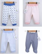 Resim Ciccim Ciccimbaby %100 Pamuk Antialerjik Bebek Cildine Uygun Tek Alt Patikli Alt Set Alt Pijama Alt 4650 