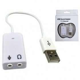 Resim Genel Markalar Ses Kartı Çevirici Usb 7+1 Dönüştürücü Laptop Harici Ses Kartı 3d 