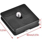 Resim Tenfowee Küresel Kamera Bulbucuk Pano Pu40 - 1/4 İnç Vida, Cnc İşleme, Dayanıklı Alaşım, Kolay Kurulum, Çeşitli Markalara Uyumlu 