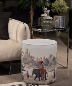 Resim Otantik Manzara Tasarımlı Puf Kumaşı Süettir. Uluslararası Solmama Sertifikasına Sahiptir. Çok Renkli 