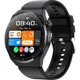 Resim Alvo Store Buğz Amoled Ekran Metal Deri Silikon Kordonlu Uyku ve Sağlık Takibi - Buğz 
