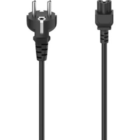 Resim HAMA HM.200735 1.5m Laptop Adaptörü Güç Kablosu Siyah 