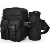 Resim Kanvas Bel Çantası Siyah 320918 Yeşil 