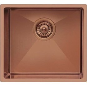 Resim Ukinox Colorx 400 Bronz Polisajlı Tezgahüstü Eviye 