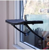 Resim Cama Yapışan Kedi Yatağı 