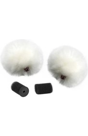 Resim Rycote 065516 Beyaz Renk Yaka Mikrofonu Için Rüzgar Koruyucu (Tekli Paket) 