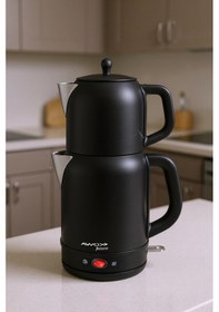 Resim Awox Fresco 2'si 1 Arada Paslanmaz Çelik 1.7 L Çay Makinesi Su Isıtıcı 