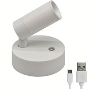 Resim 3 Renk Modlu, Ayarlanabilir Parlaklık ve Şarj Edilebilir 2000mAh Pil ile Çok Yönlü Kablosuz Spot Işık - İç Mekan Dekoru, Bitkiler ve Sanat Eserleri için Mükemmel - Şık Beyaz & Siyah Tasarım, Duvar Işığı, Sonsuz Karartma, NewAoNaSen Aydınlatma 