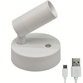 Resim 3 Renk Modlu, Ayarlanabilir Parlaklık ve Şarj Edilebilir 2000mAh Pil ile Çok Yönlü Kablosuz Spot Işık - İç Mekan Dekoru, Bitkiler ve Sanat Eserleri için Mükemmel - Şık Beyaz & Siyah Tasarım, Duvar Işığı, Sonsuz Karartma, NewAoNaSen Aydınlatma 