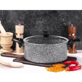 Resim Taç Ultra Granit Derin Tencere 24 CM 