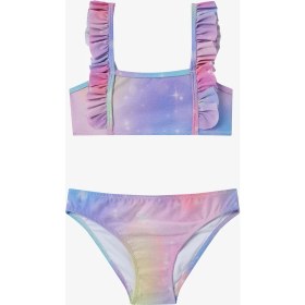 Resim Penti Kız Çocuk Crazy Fırfırlı Bandeau Bikini Takımı 