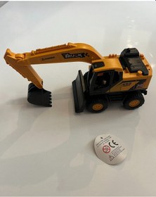 Resim Sürtmeli İş Makinaları Kepçe Dozer 25 X 10 Cm Çok Renkli 