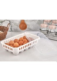 Resim Ny Home Yumurta Saklama Kabı 15'li Şeffaf 