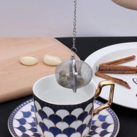 Resim Paslanmaz Çelik Çay Demlik Küre Kilitleme Çay Topu 