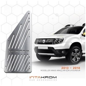 Resim intakrom Dacia Duster Krom Ayak Dinlendirme Pedalı - 2013 - 2019 