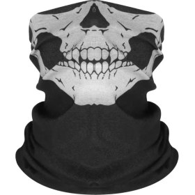 Resim Chaoduo Shop 1-1pc Style Çok Fonksiyonlu Kafatası Maskeleri Üçgen Eşarp Bisiklet Bandana Spor Kamp Avcılık Koşu Bisiklet Boyun Isıtıcı Yüz Körüğü Erkekler (Yurt Dışından) 