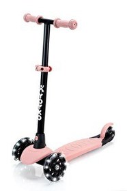 Resim Yoyko Elite 3 Tekerlekli Işıklı Pembe Scooter 