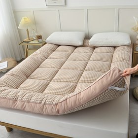 Resim MODERN KATLANABİLİR ZEMİN YATAĞI | JAPON TATAMI TARZI | ULTRA YUMUŞAK MISAFIR ODASI/YURT/OTEL İÇİN | SEYAHATE HAZIR TAŞINABİLİR YATAK 