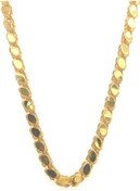 Resim Zümrüt Sarraf 14 Ayar Altın Pullu Zincir Erkek Kolye 