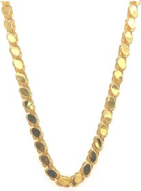 Resim Zümrüt Sarraf 14 Ayar Altın Pullu Zincir Erkek Kolye 