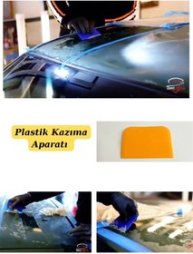 Resim Dinçmax 3 Adet Çok Amaçlı Plastik Kazıyıcı 
