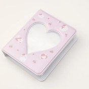 Resim Dashanshop Beyaz Kedi 1 Adet Pvc Mini Fotoğraf Albümü 40 Cep Kpop Kart Tutucu 