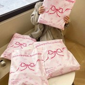 Resim 10 Adet Pembe Fiyonk Su Geçirmez Kurye Çantaları Kendinden Yapışkanlı Etiketlerle - Giysi ve Hediye Paketleme için Mükemmel, Dayanıklı Plastik Posta Çantaları, Uçak Kutusu, Çiçek Zarfı, Posta Çantası 