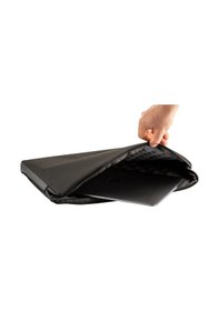 Resim Notebook Laptop Apple Uyumlu MacBook Çantası 13"-13.3"-14"-15.6" İnç - 800-düz Siyah 