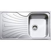 Resim Teka Nerissa 50 M.Dekorlu T.Üstü Mutfak Eviyesi Sol Damlalıklı 