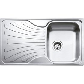 Resim Teka Nerissa 50 M.Dekorlu T.Üstü Mutfak Eviyesi Sol Damlalıklı 