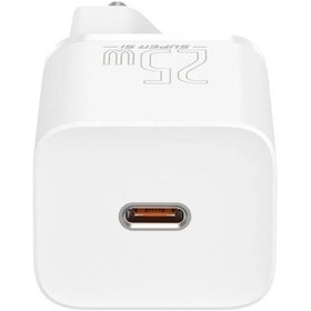Resim Baseus Super Si 1c 25w Hızlı Şarj Adaptörü + 3a Type-c To Type-c 1 Mt Şarj Kablosu Tzccsup-l02 