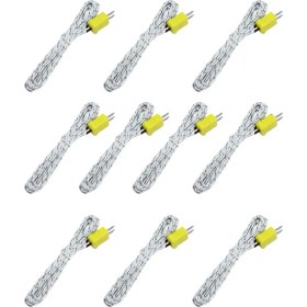 Resim Quirky Quar 10PCS 3 Metre K Tip Mini Konnektör Termokupl Sıcaklık Prob Sensörü -50-350 ° C Sıcaklık Algılama Hattı (Yurt Dışından) 