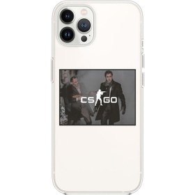 Resim Apple iPhone 13 Pro Şeffaf Csgo Tasarımlı Lüx Premium Silikon Kılıf 