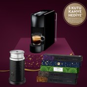 Resim Nespresso Essenza Mini D 35 Black Bundle Kahve Makinesi Siyah 