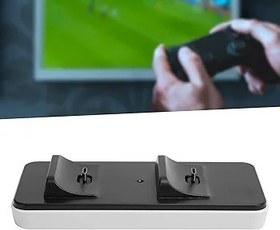 Resim KOSDFOGE Kablosuz Gamepad Şarj Cihazı Çift Denetleyici İletişim Dönüşüm Kafalı Şarj İstasyonu 