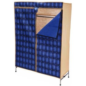 Resim Portatif Gardrop Metal İskelet - Bez Örtü 42x105cm 