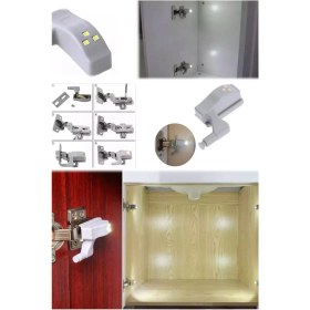 Resim Munico Gardrop Çekmece ve Dolap Için LED Aydınlatma Lambası Mutfak Yatak Odası Şık Işık 