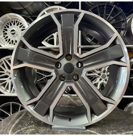 Resim 22 İnç 5x120 Range Rover Uyumlu Gun Metal Elmas Kesim 4 Adet 