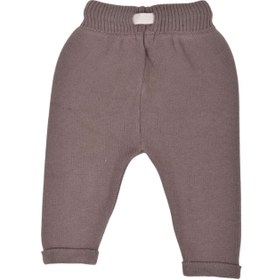 Resim Minora Triko Kışlık Bebek Cep Detaylı Beli Lastikli Pantalon Kahverengi 