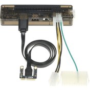 Resim Springsun Dizüstü Bilgisayar Harici Bağımsız Video Kartı Grafik Yuvası Mini Pcı-e Sürümü V8.0 Exp Gdc Beast İçin 