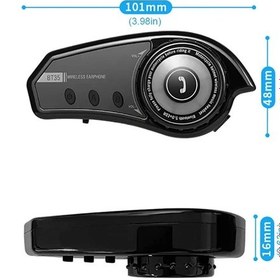 Resim Bt35 Motosiklet Bluetooth Kulaklık Kask Interkom Kurye İçin Uygun 