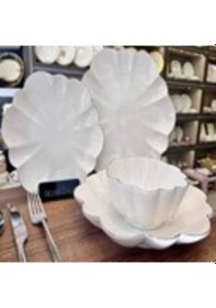 Resim Roy Kıng Daısy 24 Prç Yemek Takımı Silver 