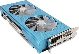 Resim 8GB Grafik Kartı, GDDR5 256BIT GPU, 2 Soğutma Fanı PCIE3.0 X16 Oyun Video Kartı, Masaüstü PC Grafik Kartı 2 HDMI, 2 DP, 1 DVI-D bağlantı noktası 