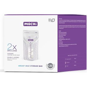 Resim Mochi Anne Sütü Saklama Poşeti 120 Adet 