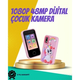 Resim Mercansa Abs + Silikon Gövdeli Dayanıklı Çocuk Kamerası – Güvenli Malzeme, Şok Emici Tasarım 